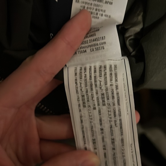 Abercrombie&Fitch Reversible Padded Olive Bomber Size S - Picture 5 of 7